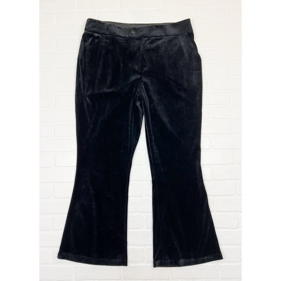 Universal Standard Velvet Farrah Flare Crop Dress Pants Black Size 16 - Picture 4 of 10